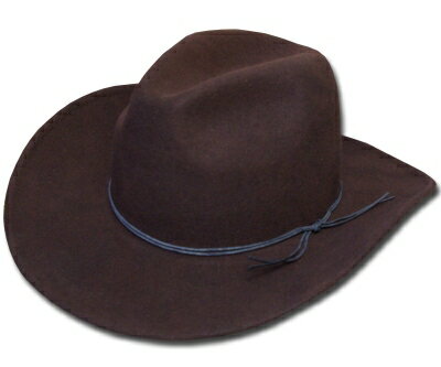 ニューヨークハット 送料無料　New York Hat　ニューヨークハット　フェルトハット　5311　Rough Rider Slouch　ラフライダー　スロッチ　Brown　帽子　フェルト帽子　中折れハット　紳士　婦人　メンズ　レディース　男女兼用　あす楽