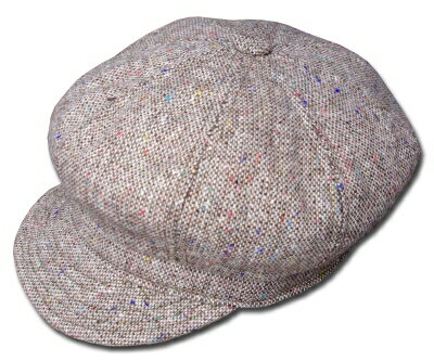 ニューヨークハット New York Hat　ニューヨークハット　9052　TWEED SPITFIRE　ツイード　スピットファイア　Brown　帽子　キャスケット　紳士　婦人　メンズ　レディース　男女兼用