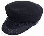 New York Hat　ニューヨークハット　キャップ　9040　GREEK FISHERMAN　グリーク　フィッシャーマン　セーラーキャップ　Black
