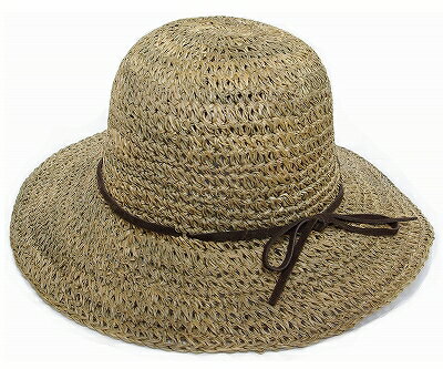 楽天PRASTニューヨークハット　New York Hat　7117　SEA GRASS FRAMER　シーグラス　フレイマー　ナチュラル　帽子　麦わら帽子　レディース　紫外線対策　日焼け対策　あす楽