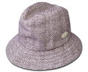 KANGOL（カンゴール） ハット HERRINGBONE CLIPPER, Brown