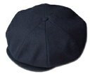 ニューヨークハット New York Hat 9035 WOOL FLANNEL NEWSBOY フランネル ニュースボーイ Black Charcoal G...