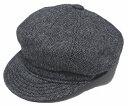 New York Hat　ニューヨークハット　9052　TWEED SPITFIRE　ツイード　スピットファイア　Grey　帽子　キャスケット　紳士　婦人　メンズ　レディース　男女兼用