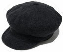 New York Hat ニューヨークハット キャスケット 9055 WOOL SPITFIRE Charcoal