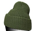 New York Hat（ニューヨークハット）ニットキャップ #4506 100% WOOL CHUNKY, Olive