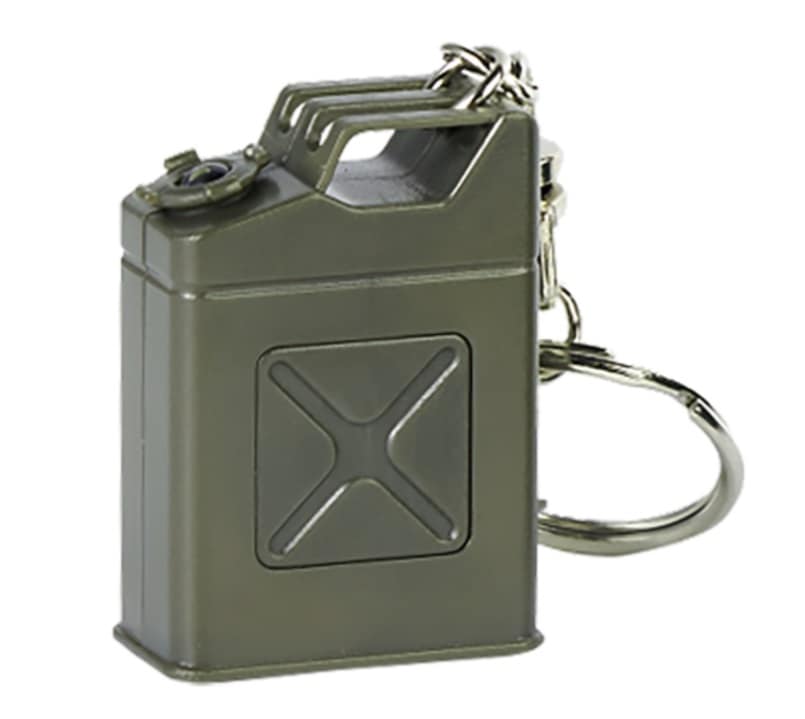 RETRO MOTIF　軍用ガソリン缶型LEDキーホルダー