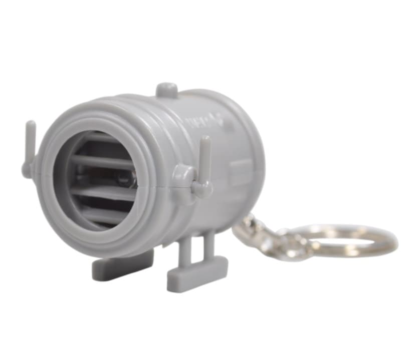 RETRO MOTIF　艦艇信号探照灯型LEDキーホルダー