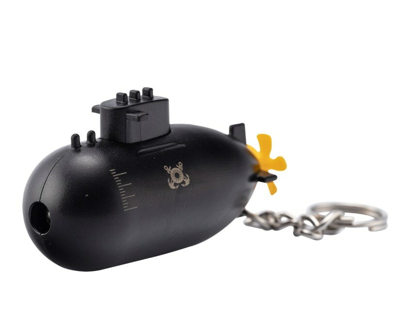 RETRO MOTIF　潜水艦型LEDキーホルダー
