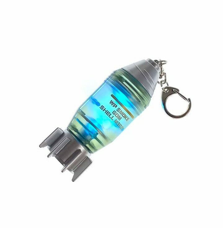 RETRO MOTIF　迫撃砲型LEDライトキーホルダー