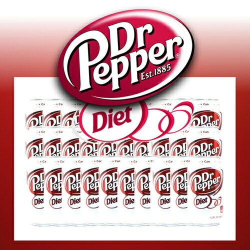 Diet Dr Pepper ダイエット ドクターペッパー 350ml 30缶 30本 1ケース 炭酸 飲料 ジュース クラブマルチ パック コカ コーラ 【smtb-ms】0578356