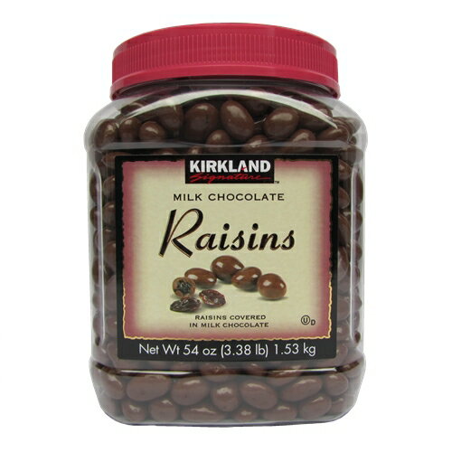 ľء202301Kirkland 졼 ߥ륯 祳졼 1.53kg  Milk Chocolate Raisins  Ĥޤ ե  0585949