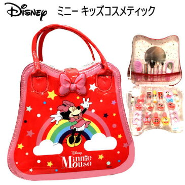 Disney ミニー キッズコスメティックMINNIE COSMETIC トートキッズ用 化粧セット コスメセットメイクアップセット 女の子 オシャレクリスマス 誕生日 プレゼント ディズニー0023459