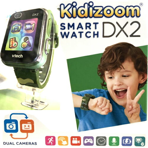 202090キディズーム スマートウォッチ デラックス2Vtech Kidizoom Smart Watch DX2ヴィテック キッズズーム 　ブルー柄　ピンク柄子供用 おもちゃ 時計 カメラ ビデオ日本語取扱説明書付クリスマス プレゼント【smtb-ms】1140414