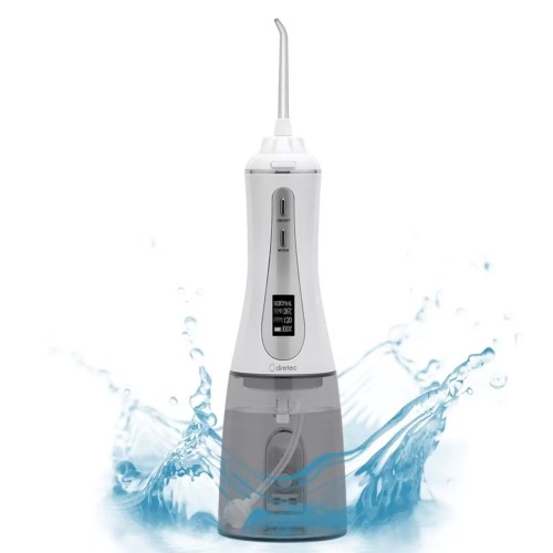 【直送便】202305ドリテック 口腔洗浄器 ジェットクリーン FS-100WTDRETEC Oral Irrigator JETCLEAN水流 歯間 洗浄角度調整 360°回転ノズル防水仕様 IPX7 USB充電式 ノズル2本付属 歯間洗浄器ギフト プレゼント 父の日 母の日053624