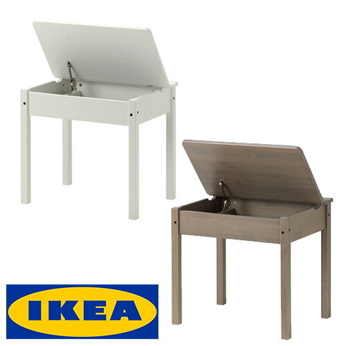 ●旧型 販売終了●IKEA SUNDVIK 子供用 収納付き デスク 組立て式イケア スンドヴィーク キッズデスク 58x45cm 木目ブラウン ホワイト子供部屋 リビング 机 テーブル【smtb-ms】60201736 60246914