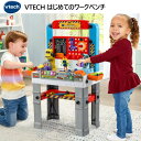 ★セール★202408VTECH はじめてのワークベンチサウンド ミュージック英語製品 日本語説明書 英語・日本語対訳表つき ヴィテック工具台セット 知恵玩具お...