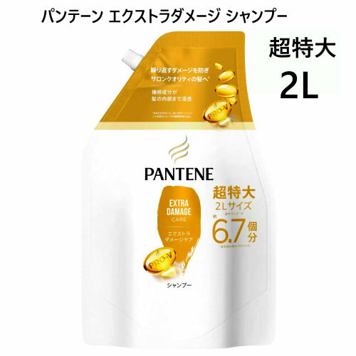 【直送便】202204パンテーン エクストラダメージ シャンプー 2LPantene Extra Damage Care Shampooヘアケア シャンプー 2200mL詰め替え042677