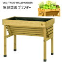 202202VEG TRUG　家庭菜園 プランターベジトラグ ウォールハガー コンパクト木製プランター 高床式レイズドベットプランター幅77×奥行46×高さ63 組立品屋上菜園　ベランダ菜園ハーブ栽培　畑【smtb-ms】032125