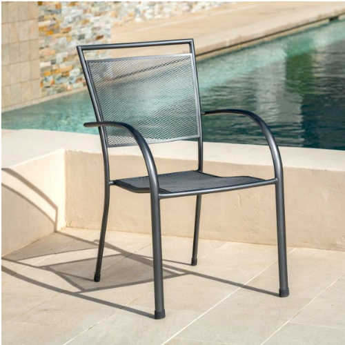 【2セット】【COS】202308スチール製 メッシュ スタッキングチェアSTEEL MESH STACKING CHAIRチェアー イス スチール組立不要 積み重ね可能【smtb-ms】1902268 [3]