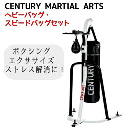 【訳あり】【支店止め配送】CENTURY MARTIAL ARTS DUAL STAND ＆ BAGサンドバッグ スピードバッグ スタンドセットボクシング エクササイズ ストレス解消【smtb-ms】011632