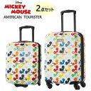 2020　ホワイトアメリカンツーリスター スーツケース 2点セットディズニー 2PC 45.7cm 50.8cmAmerican Tourister DisneyHardside Carry-On Set Mickey Mouseミッキーマウス　キャリー キャリーケース1365401