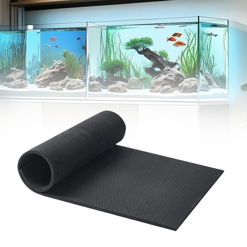 【楽天スーパーセール】水槽用レベリングマットクッション タンク下用 滑り止め 防水 安定 カット簡単 粘着パッド付き 家庭デスクトップ
