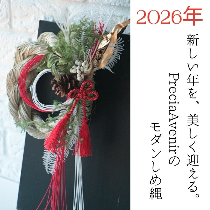 しめ縄/正月飾り/モダン/和モダン/紅白/迎春/玄関飾り/おしゃれ/ナチュラル/リース/松ぼっくり/水引飾り/正月リース/洗練/スタイリッシュ/上品/丸しめ縄