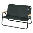 CAPTAIN STAG キャプテンスタッグ CSブラックラベル アルミ背付ベンチ UC-1660 キャンプ キャンプ用品 アウトドア アウトドア用品 スポーツ ベンチ BBQ バーベキュー