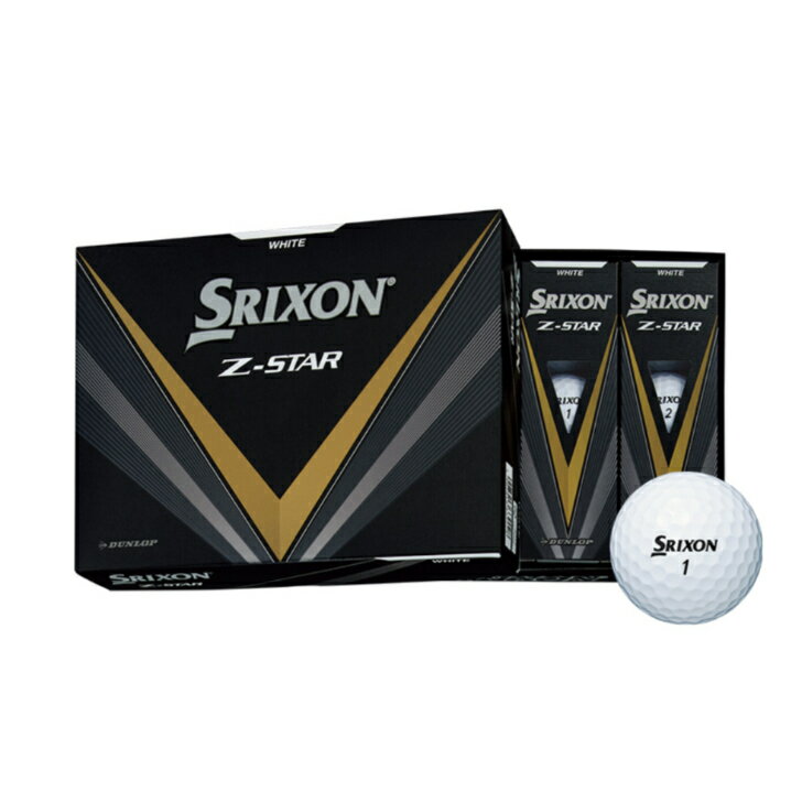  ダンロップ日本正規品 SRIXON スリクソン Z-STAR ダイヤモンド ゴルフ ゴルフボール 2023モデル ゴルフボール1ダース(12個入) メンズ レディース スポーツ カラーボール コース ラウンド コンペ