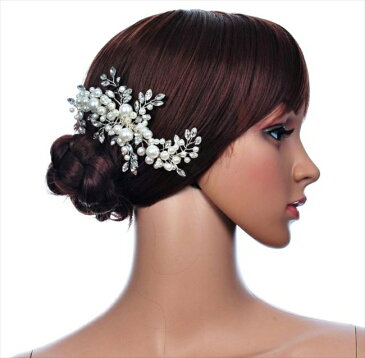 髪飾り ヘッドドレス 大きい パール コーム ヘアアクセサリー レディース ヘアバンド 髪留め ヘッドアクセサリー 着物 和装 袴 振袖 ヘアゴム かんざし 成人式 結婚式 ウエディング ブライダル お呼ばれ ティアラ パーティー 発表会 花嫁 おしゃれ プチギフト フォーマル