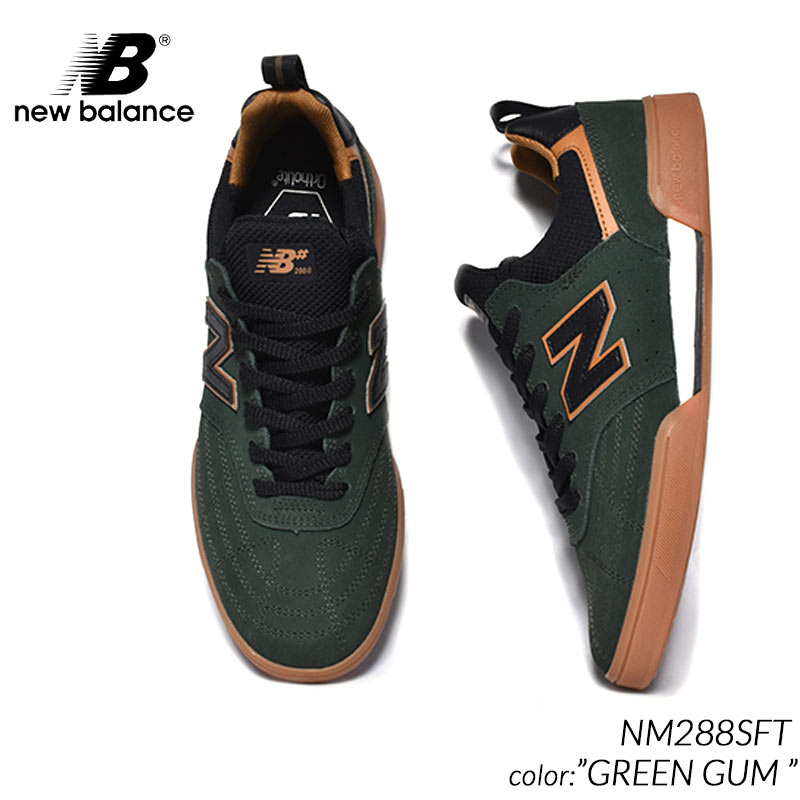 日本未発売 NEW BALANCE NUMERIC NM288SFT SPORT ”GREEN GUM” ニューバランス ヌメリック スニーカー ( 海外限定 グリーン 緑 メンズ )