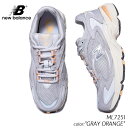 NEW BALANCE ML725I GRAY ORANGE ニューバランス スニーカー ( グレー 灰色 オレンジ 530 メンズ レディース ウィメンズ )