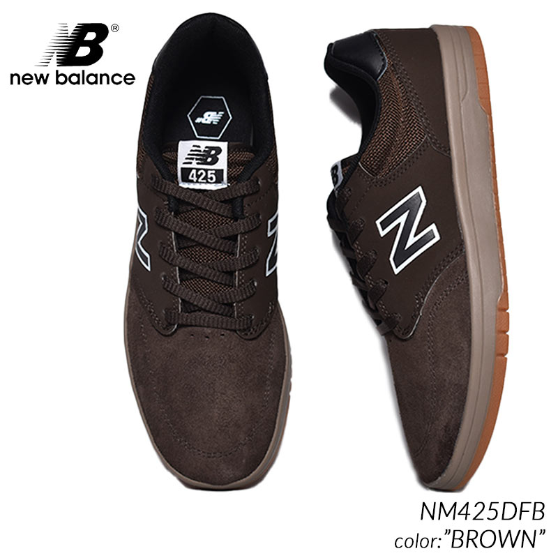 日本未発売 NEW BALANCE NUMERIC NM425DFB "BROWN" ニューバランス ヌメリック スニーカー ( 海外限定 茶色 ブラウン メンズ )