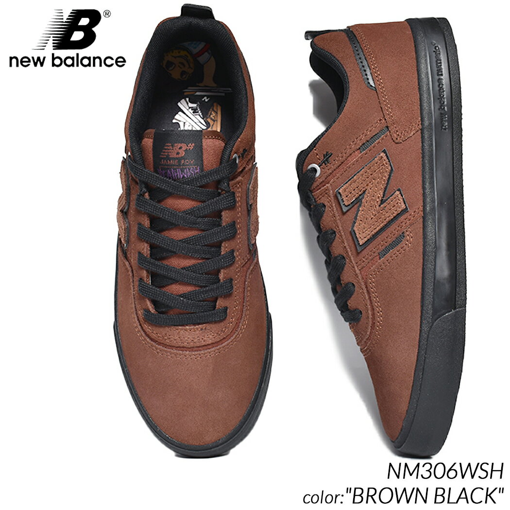 海外限定 NEW BALANCE NUMERIC X Deathwish NM306WSH BROWN BLACK ニューバランス ヌメリック スニーカー ( 日本未発売 茶色 ブラウン 黒 ブラック nb スケート スケシュー メンズ )