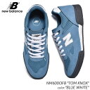 海外限定 NEW BALANCE NUMERIC NM600OFB TOM KNOX BLUE WHITE ニューバランス ヌメリック スニーカー ( 日本未発売 nb 青 ブルー 白 ホワイト 水色 スエード スケート メンズ )