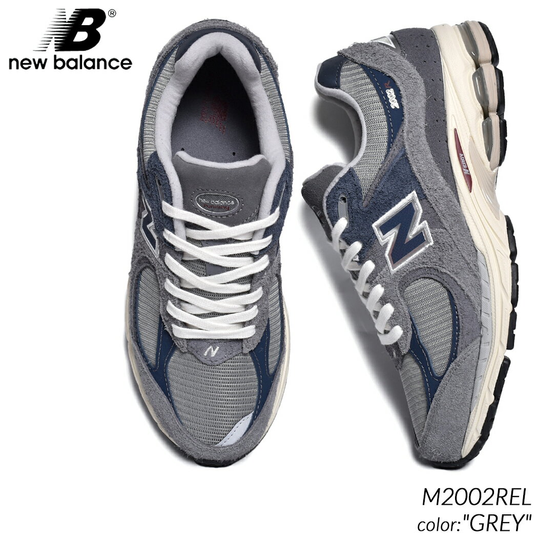 NEW BALANCE M2002REL "GREY" ニューバランス スニーカー ( グレー 灰色 ネイビー レザー スエード 1906 nb ランニング メンズ レディース ウィメンズ )のサムネイル