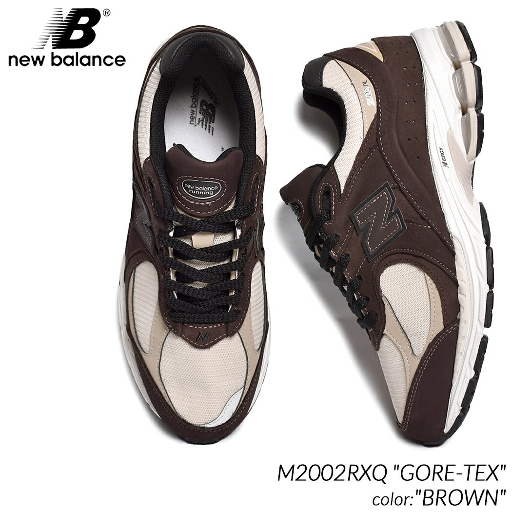 NEW BALANCE M2002RXQ "GORE-TEX" BROWN ニューバランス ゴアテックス スニーカー ( 茶色 ブラウン 1906 nb ランニング メンズ レディ..