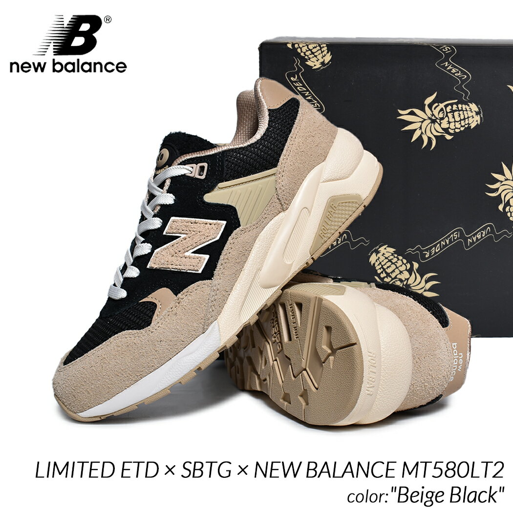 海外限定 LIMITED ETD × SBTG × NEW BALANCE MT580LT2 Beige Black ニューバランス スニーカー ( 日本未発売 サボタージュコラボ ベージュ 黒 ブラック メンズ D )