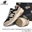 【G.W中も12時までのご注文で即日発送 】海外限定 LIMITED ETD × SBTG × NEW BALANCE MT580LT2 Beige Black ニューバランス スニーカー ( 日本未発売 サボタージュコラボ ベージュ 黒 ブラック メンズ D )