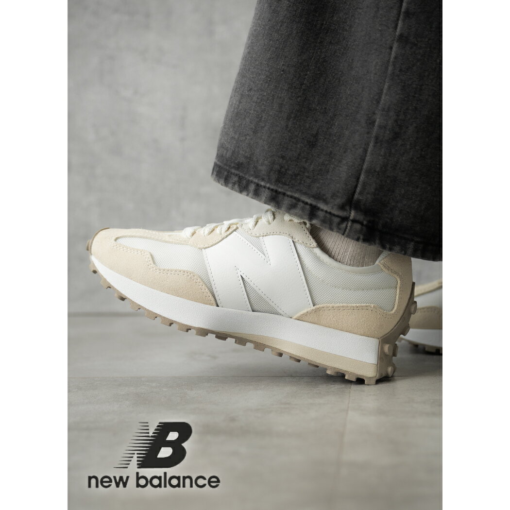【イーグルス感謝祭限定クーポン配布中！！】NEW BALANCE ニューバランス 327 スニーカー U327LNA LINEN WITH SEA SALT ( ホワイト 白 ベージュ レディース )