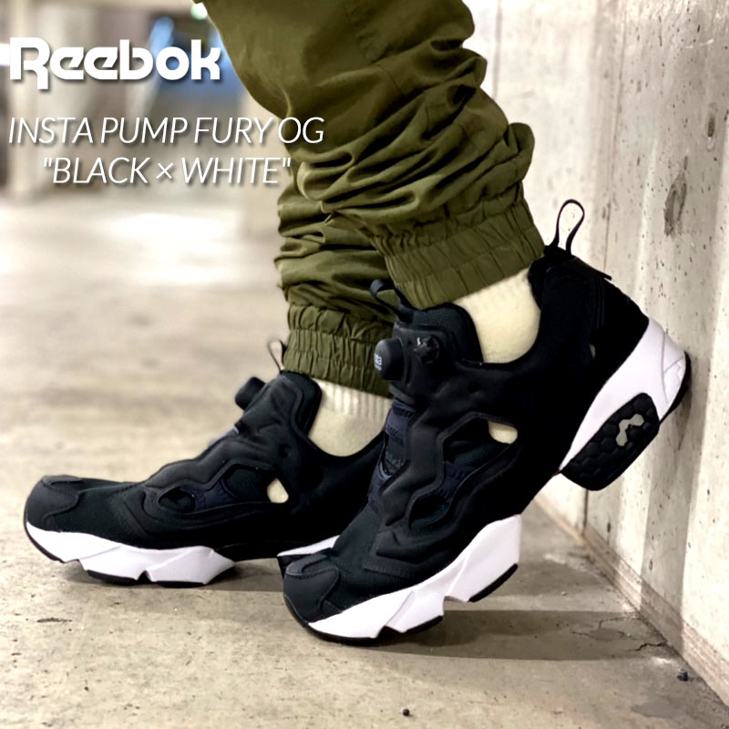 REEBOK INSTA PUMP FURY OG BLACK × WHITE リーボック インスタ ポンプフューリー スニーカー ( 黒 ブラック メンズ レディース ウィメンズ DV6985 )