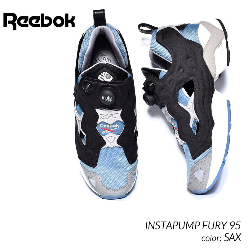 リーボック REEBOK INSTAPUMP FURY 95 ”SAX” リーボック インスタ ポンプフューリー スニーカー ( 黒 ブラック 青 サックス メンズ レディース ウィメンズ GY1589 )