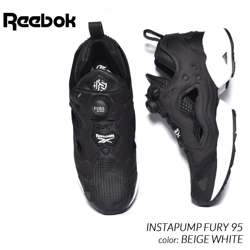 リーボック REEBOK INSTAPUMP FURY 95 ”BLACK WHITE” リーボック インスタ ポンプフューリー スニーカー ( 黒 ブラック 白 メンズ レディース ウィメンズ GX9433 100008357 )