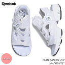 【G.Wスペシャルクーポン配布中 】REEBOK INSTAPUMP FURY SANDAL ZIP WHITE リーボック インスタ ポンプフューリー サンダル ( スライド 白 ホワイト レディース ウィメンズ 100202020 )