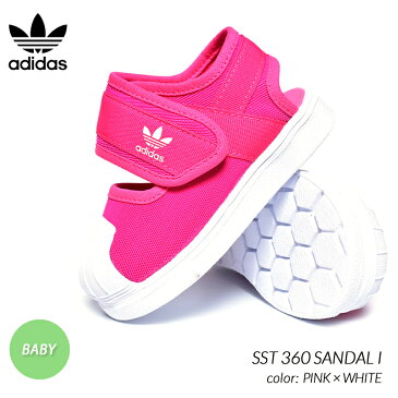 adidas SST 360 SANDAL I PINK × WHITE アディダス キッズ ベビー サンダル スニーカー ( ピンク 白 ホワイト シューズ 靴 EG5712 )