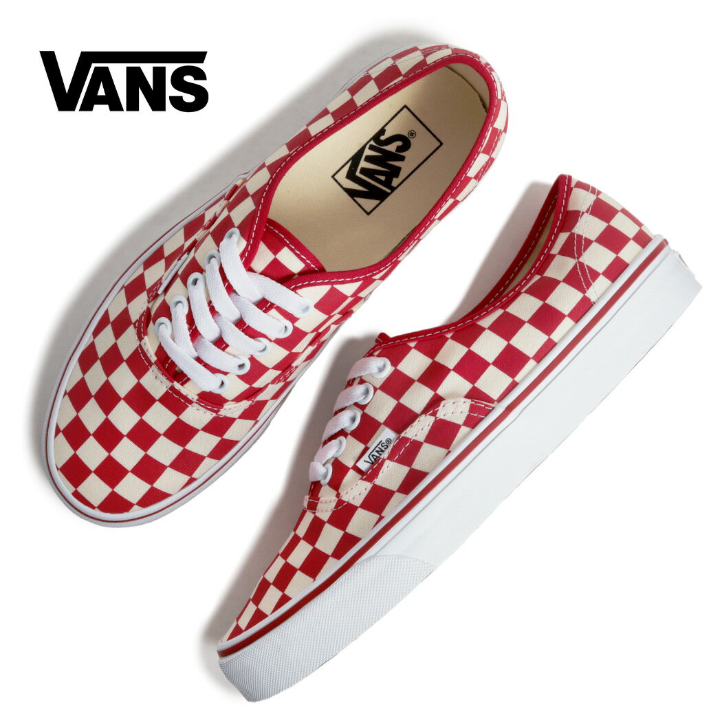 楽天市場】vans authentic check redの通販