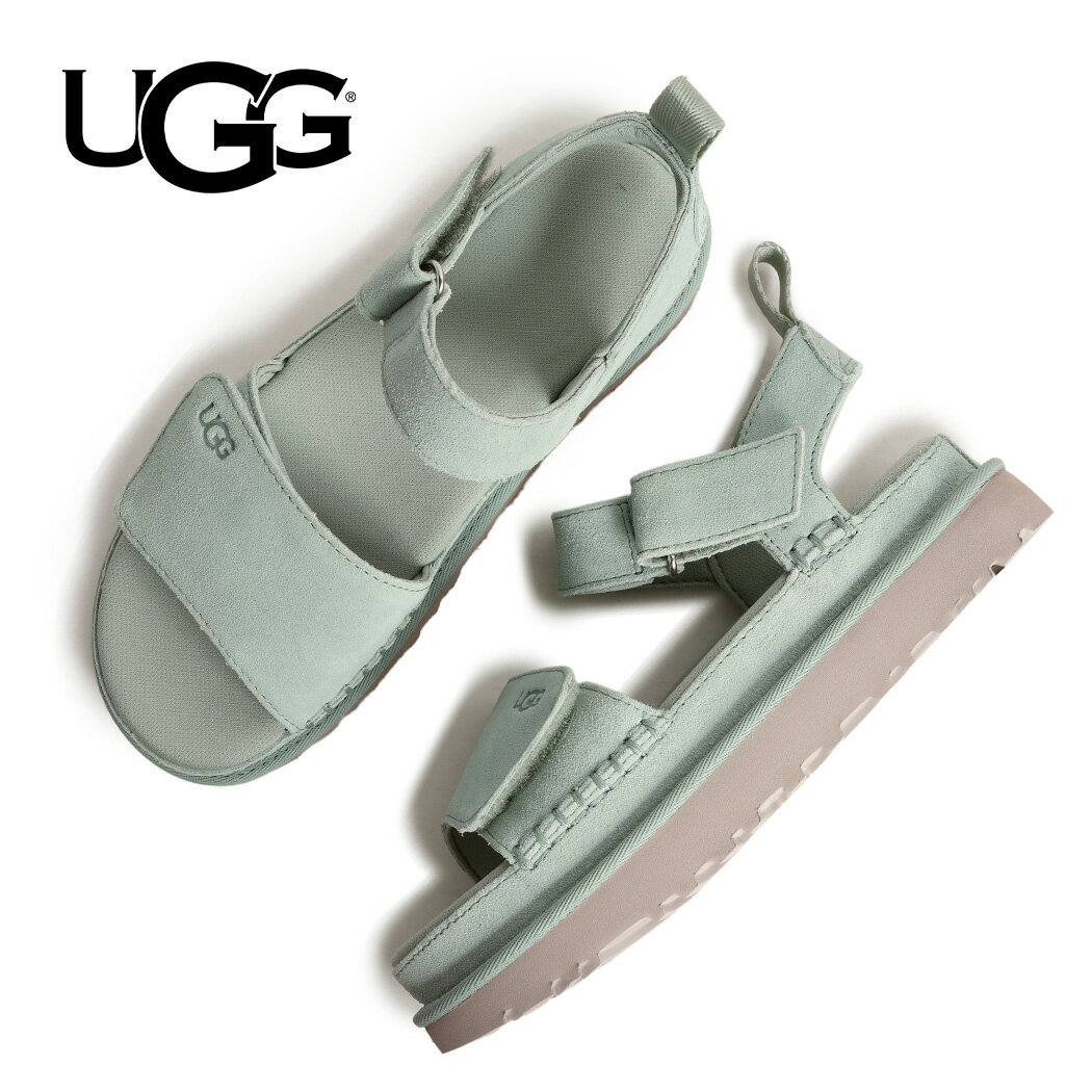 樂天商城 - 【15時までのご注文で即日発送！！】UGG アグ ゴールデンスター サンダル W GOLDENSTAR ARTICHOKE ( アーティチョーク ブルー 青 スエード 厚底 ストラップ レディース 1136783 )