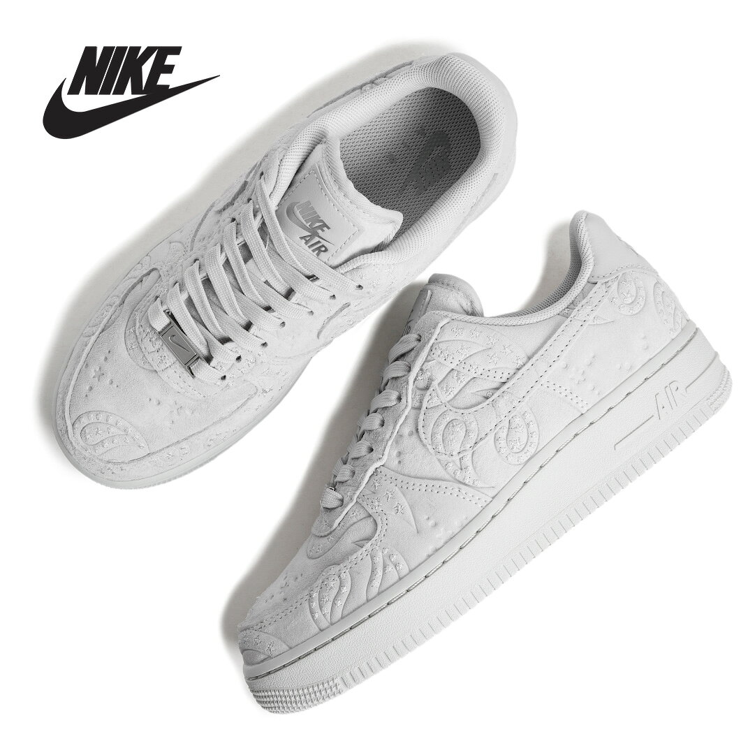 樂天商城 - 【15時までのご注文で即日発送！！】NIKE ナイキ エア フォース 1 ロー スエード スニーカー AIR FORCE 1 LOW SUEDE PAISLEY/GREY FOG ( グレー ペイズリー AF1 IO1259-002 )