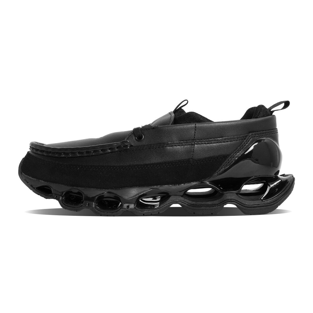 Mizuno D1GD261401 進化したクッション性が未体験の快適さを提供するハイエンドな一足 レザー 厚底 黒