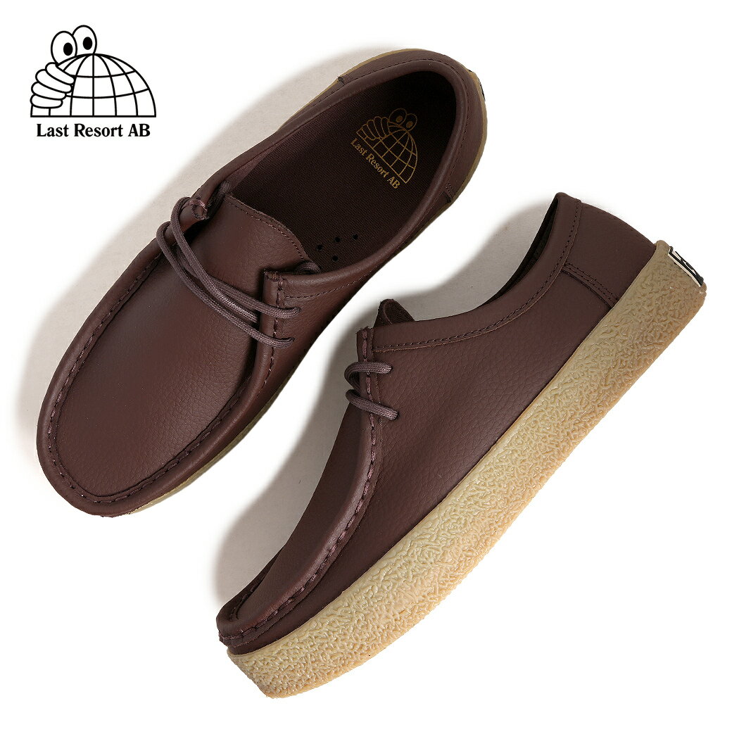 樂天商城 - 【15時までのご注文で即日発送！！】LAST RESORT AB ラストリゾート VM006 MOC スニーカー LEATHER BROWN STONE/GUM ( ブラウン 茶色 ガムソール モカシン メンズ レディース VM006BSG )